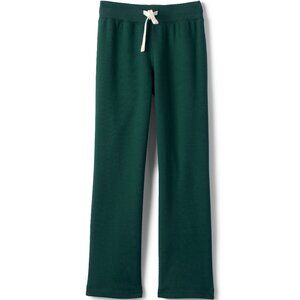 NWT Lands' End Girls Sweatpants Evergreen sizes M and L Dark Green Color